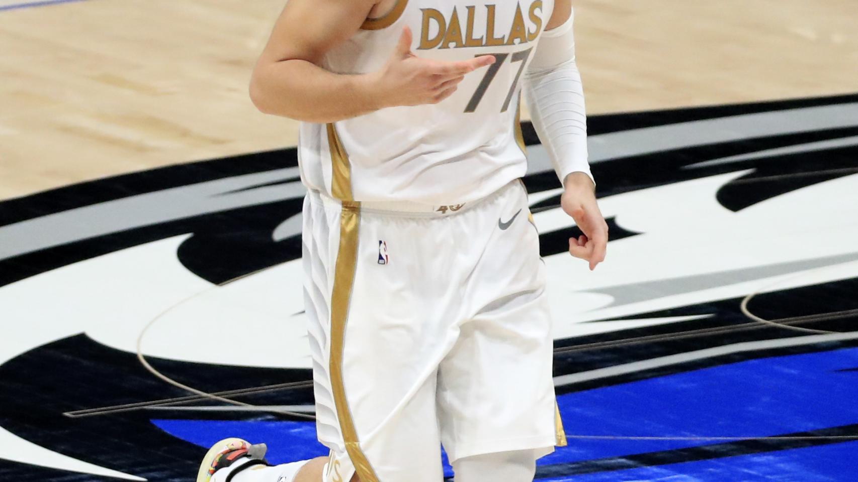 Luka Doncic, con los Dallas Mavericks