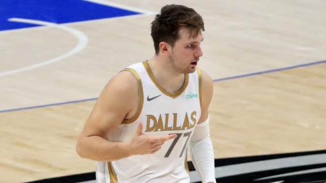 Luka Doncic, con los Dallas Mavericks