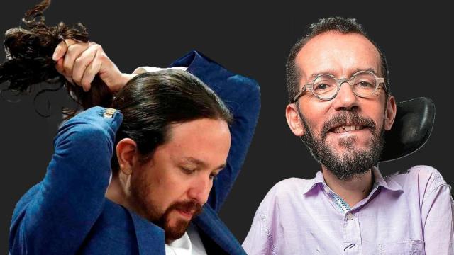 Pablo Iglesias, vicepresidente segundo del Gobierno, y Pablo Echenique, portavoz de Unidas Podemos en el Congreso de los Diputados.