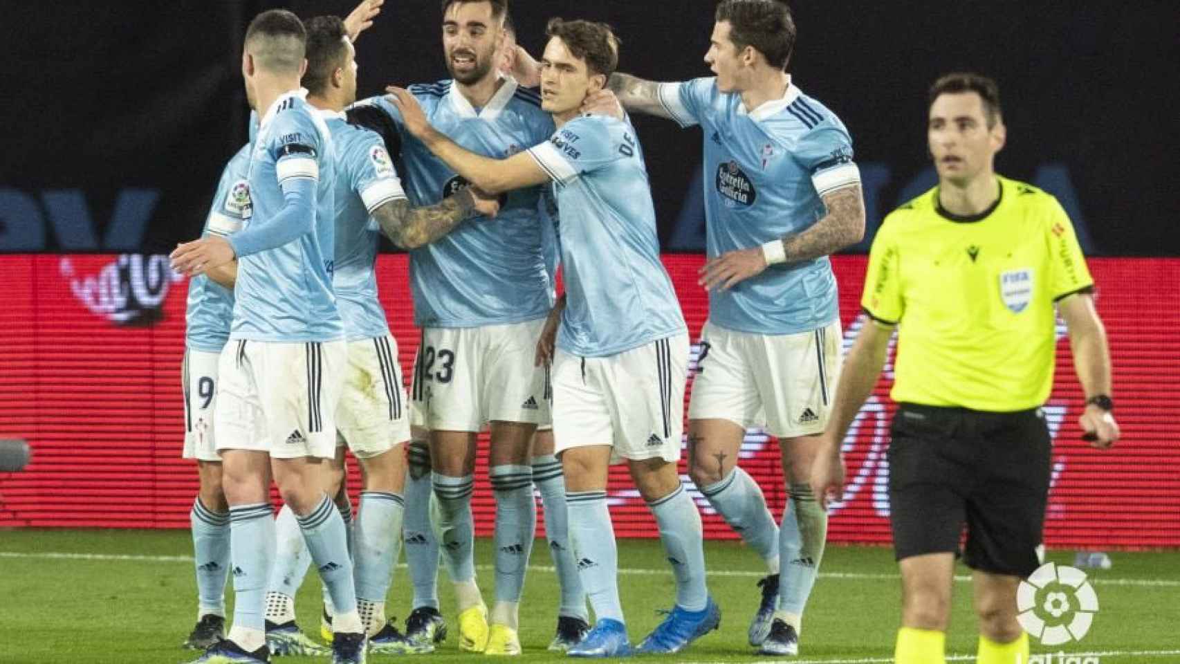 Brais Méndez y Mina aprovecharon el potencial del Celta en solo dos minutos para decidir el partido