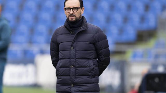 José Bordalás durante un partido del Getafe