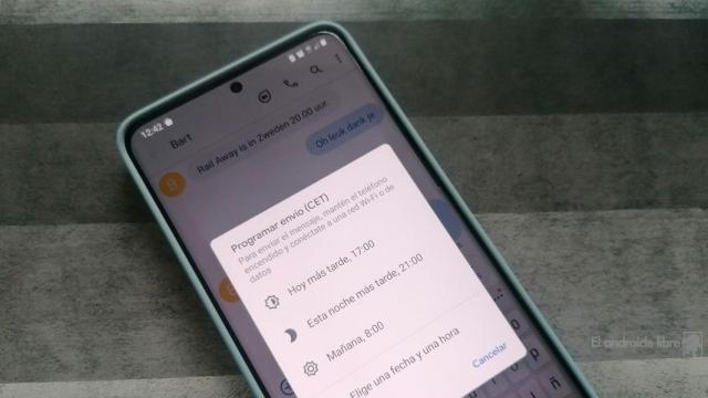 Cómo programar el envío de SMS en Mensajes de Google