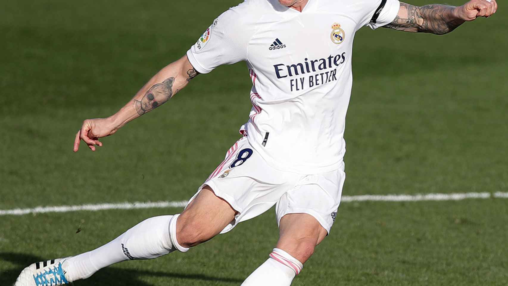 Toni Kroos, en el Real Madrid - Valencia de La Liga