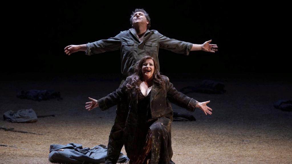 La soprano Ricarda Merbeth (Bru¨nnhilde) y el tenor Andreas Schager (Siegfried).