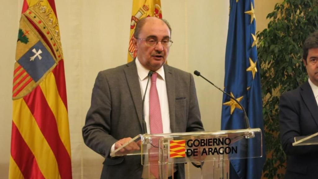 El presidente de Aragón, Javier Lambán. Efe