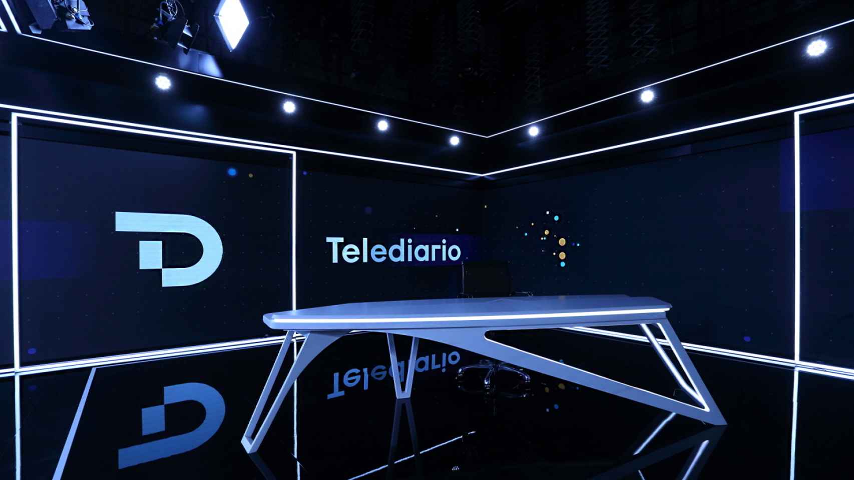 Así es el nuevo plató del 'Telediario' de La 1 de TVE
