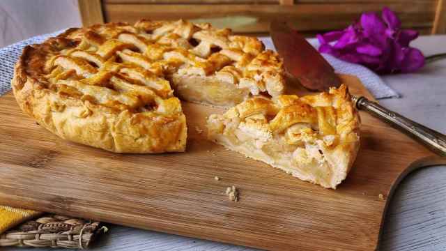 Tarta de manzana estilo Apple Pie americano