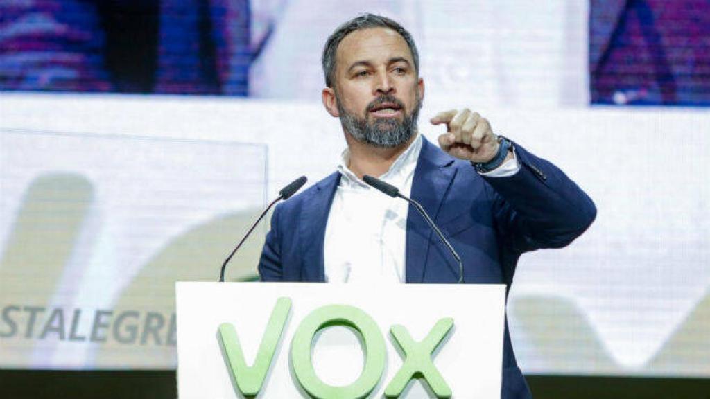 Santiago Abascal, líder de Vox, en una imagen de archivo