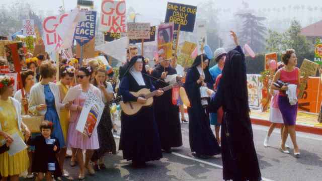 Las protestas de las monjas en Los Ángeles.