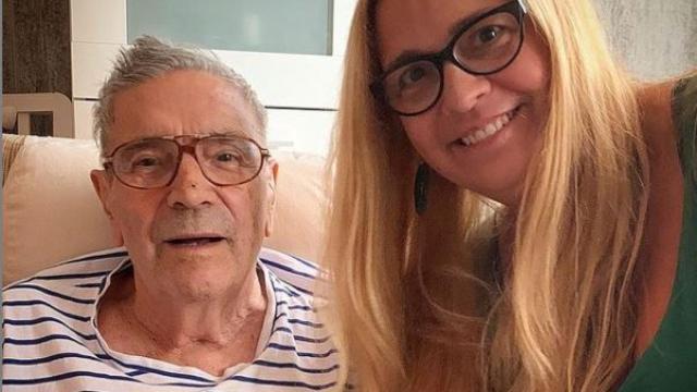 Loreto Valverde junto a su padre Lorenzo en una imagen de sus redes sociales.