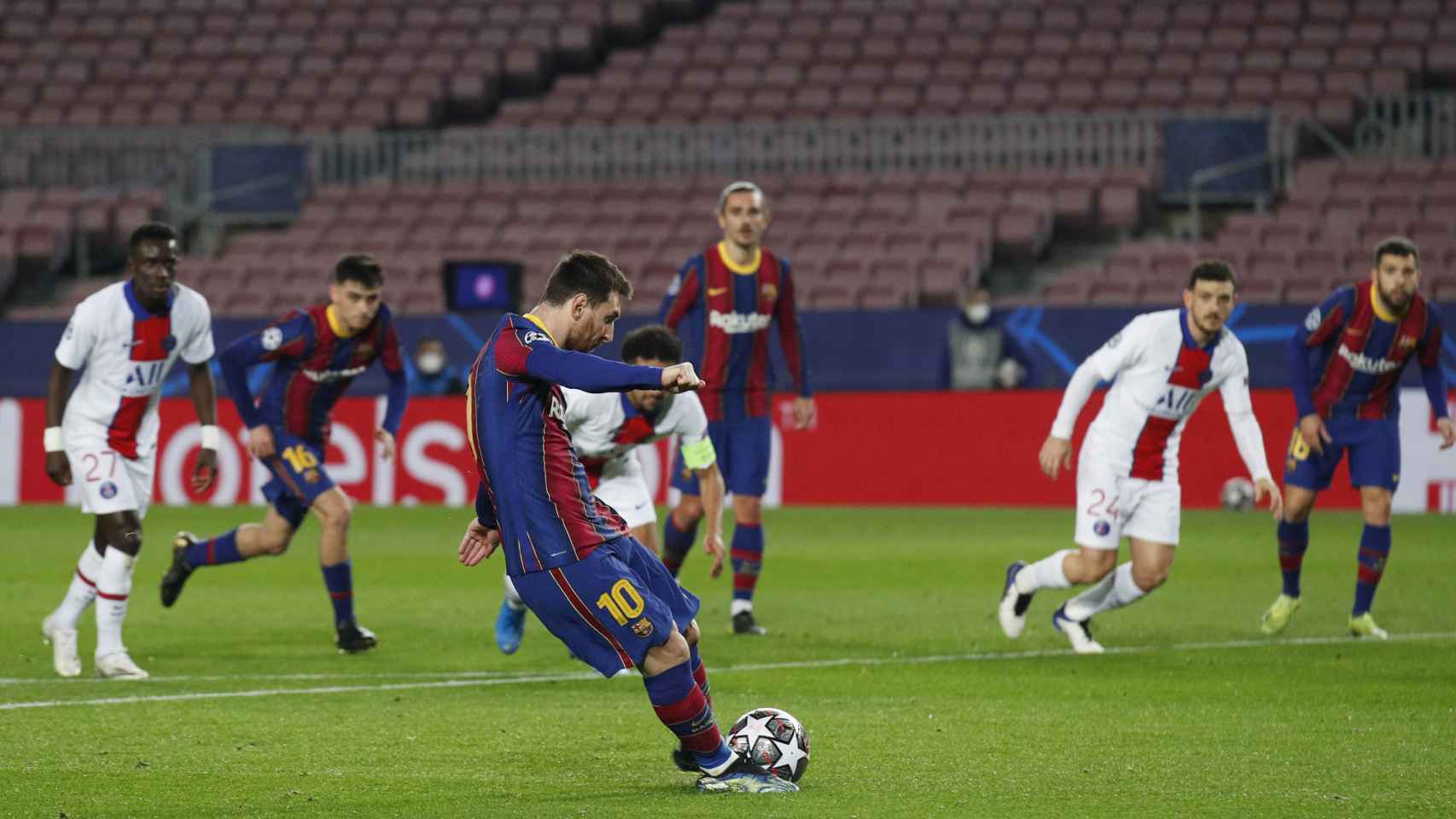 Lanzamiento de penalti de Leo Messi