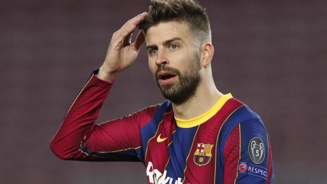 Gerard Piqué, en un momento del partido