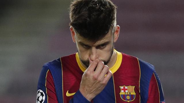 Gerard Piqué, sin consuelo