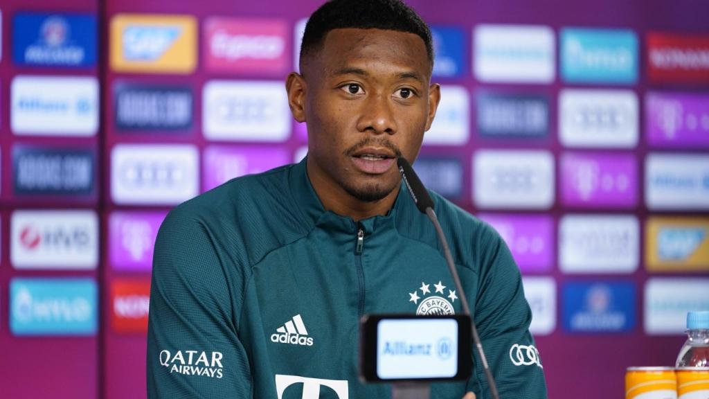 David Alaba, en rueda de prensa