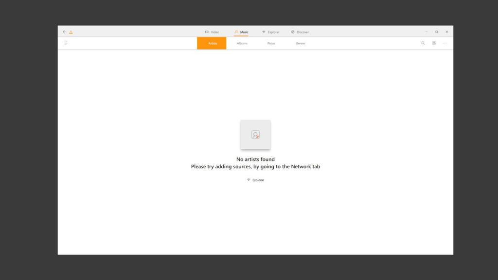 VLC nos pedirá que añadamos nuestro contenido multimedia