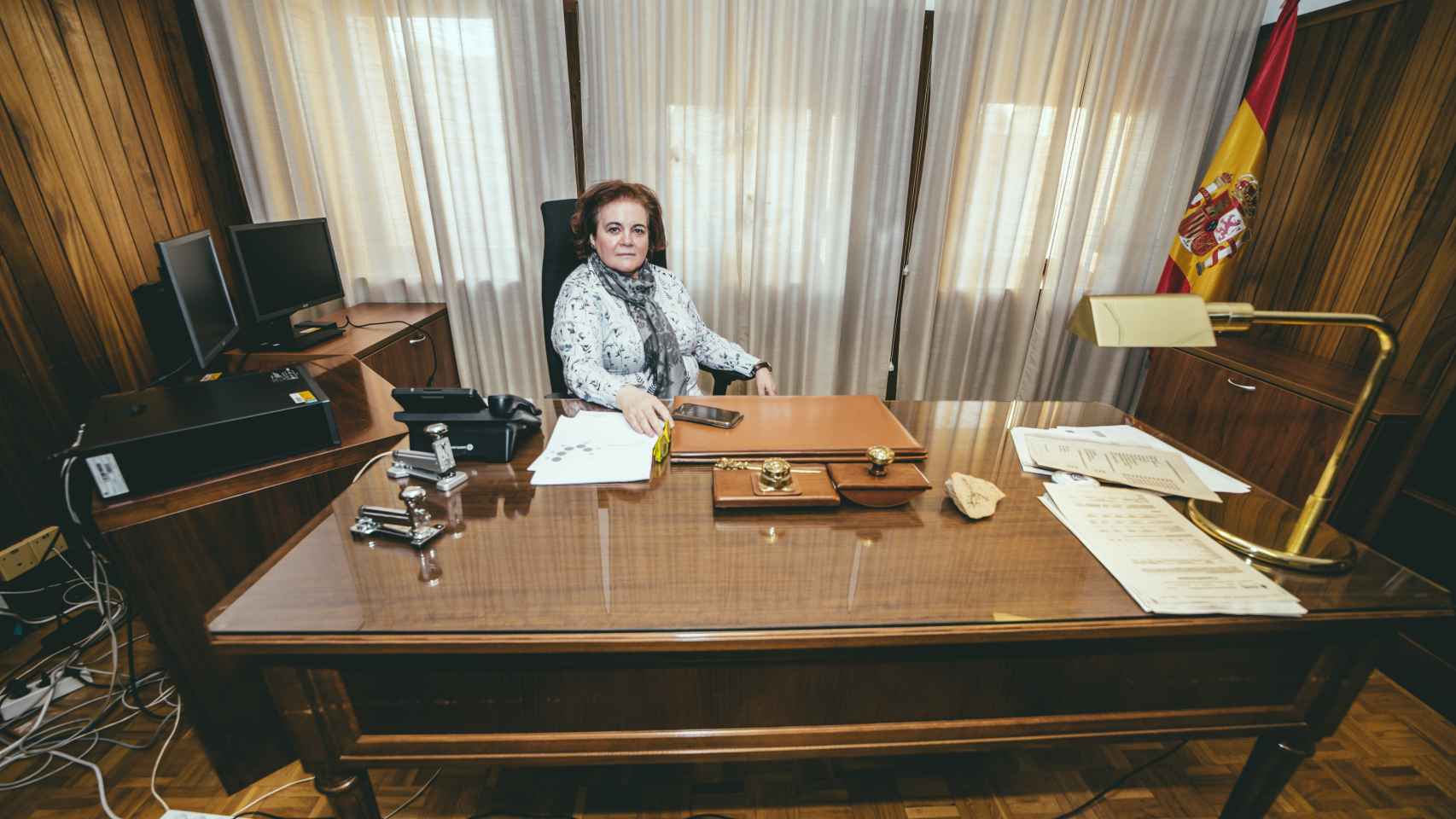 María Luisa, en su despacho.