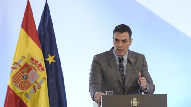 El presidente del Gobierno, Pedro Sánchez, preside el acto de firma del Protocolo sobre Alquiler Social de Viviendas, en La Moncloa, Madrid, (España), a 17 de febrero de 2021.