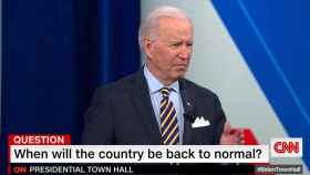 El presidente de Estados Unidos, Joe Biden, en una entrevista concedida a CNN.