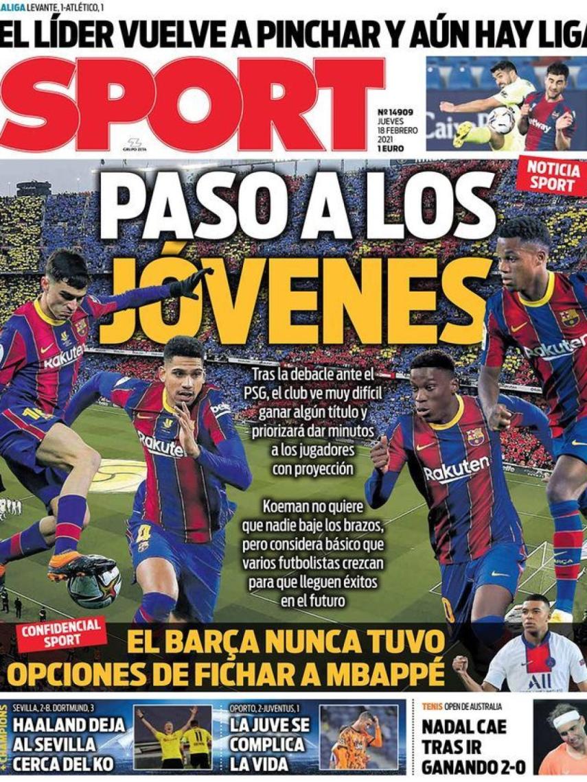 Portada SPORT