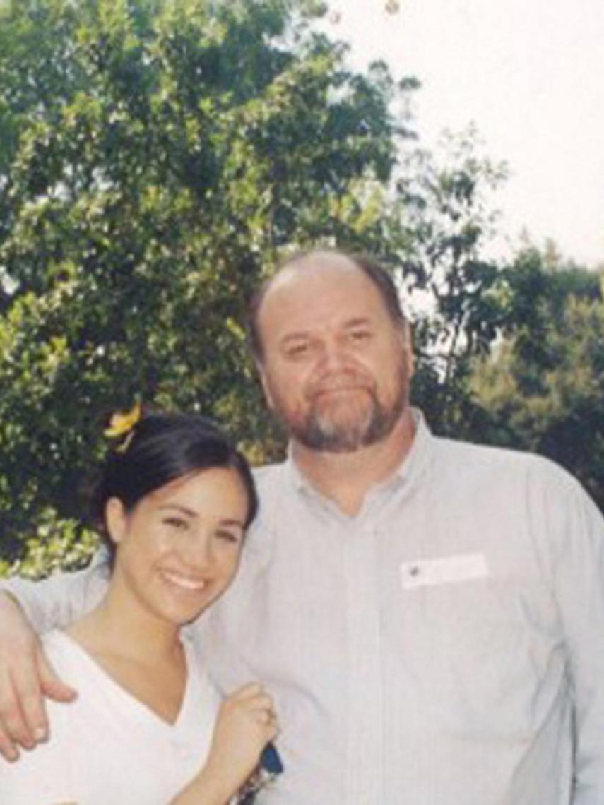 Meghan y su padre cuando aún mantenían buena relación.