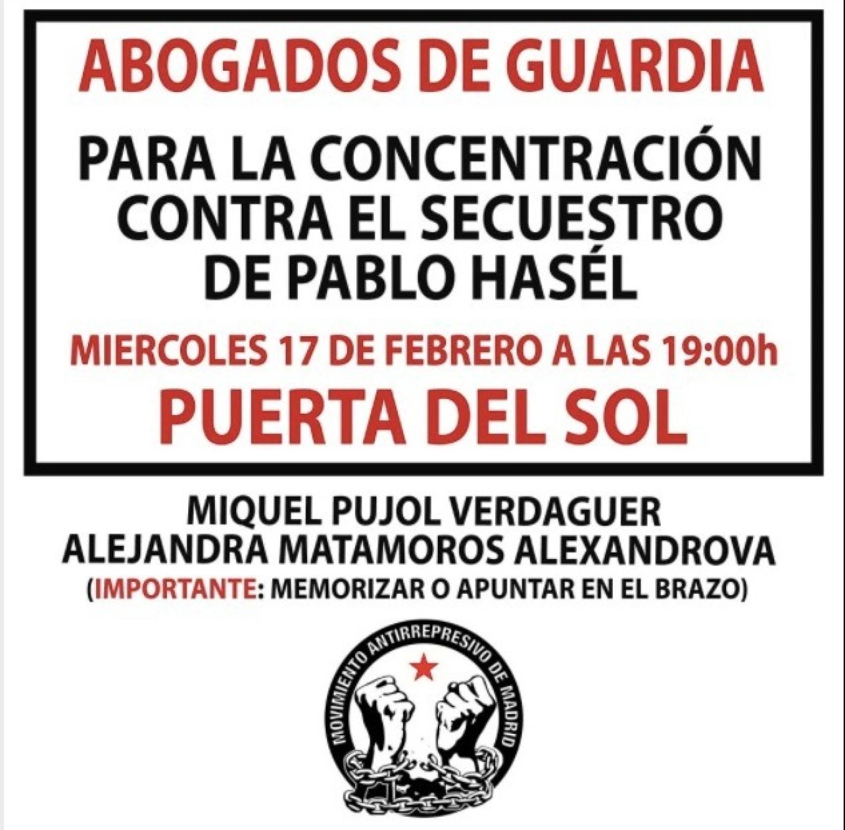 Cartel de los abogados.