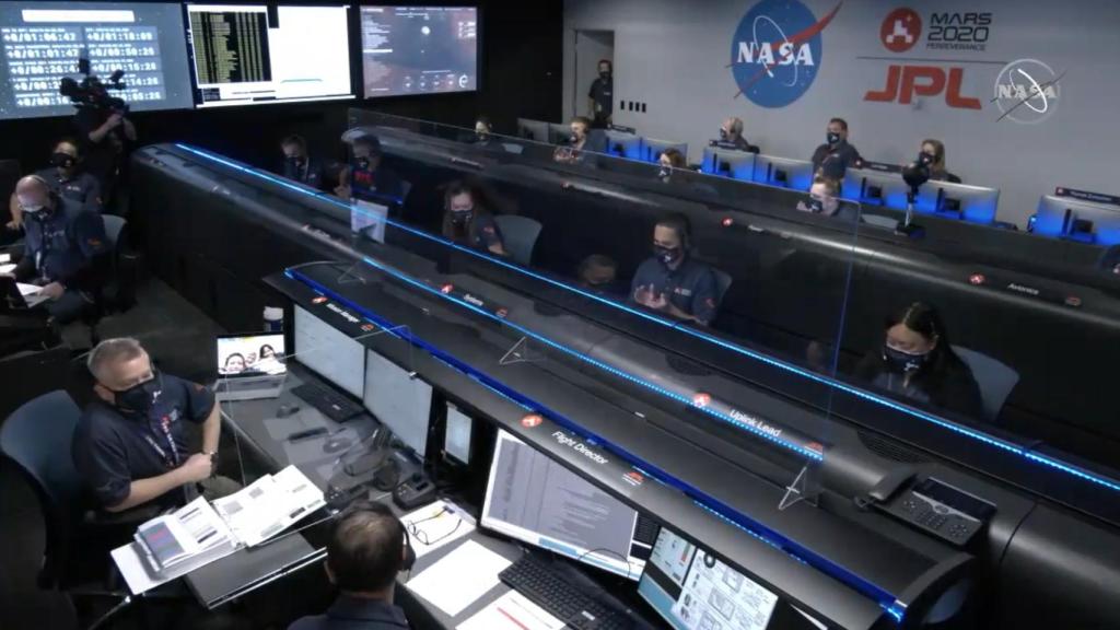 Centro de control de la NASA