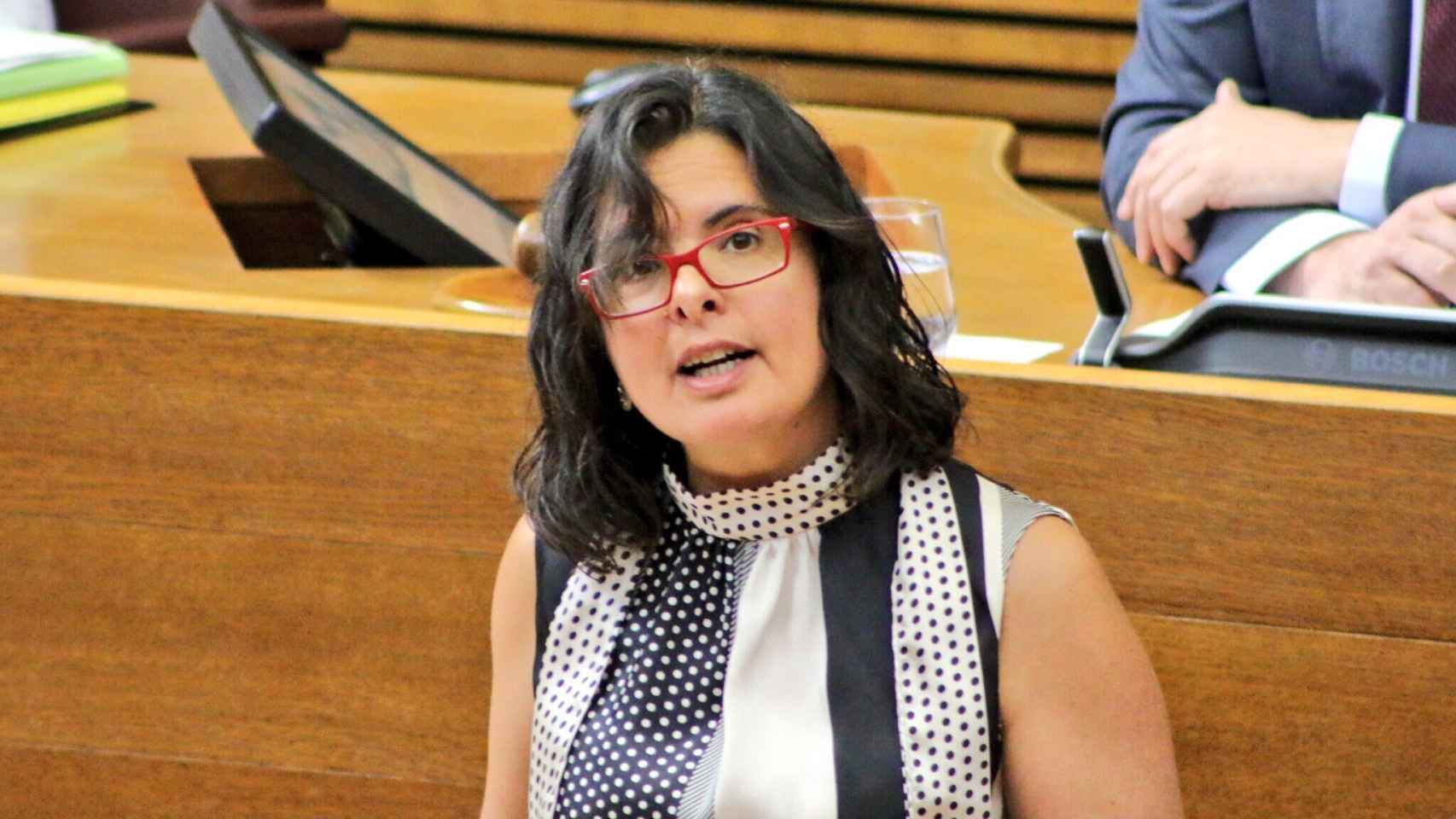 La exdiputada y actual directora general de Emprendimiento, Teresa García. EE