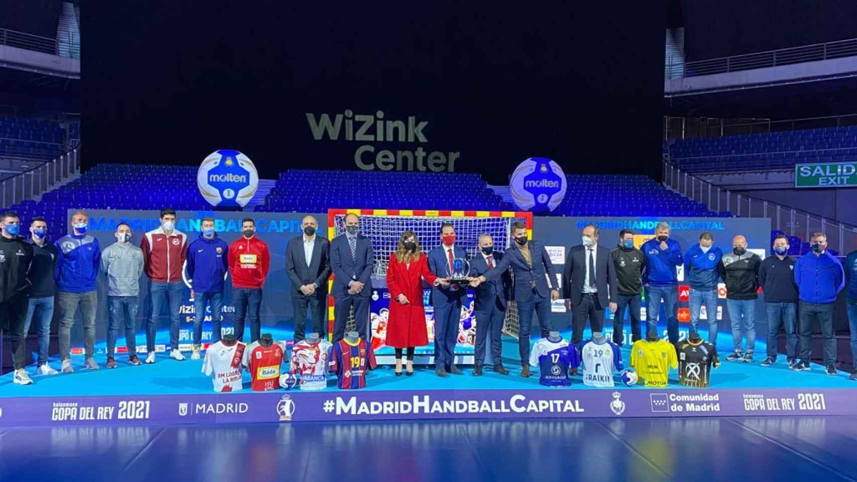 La presentación de la Copa del Rey de balonmano en el WiZink Center