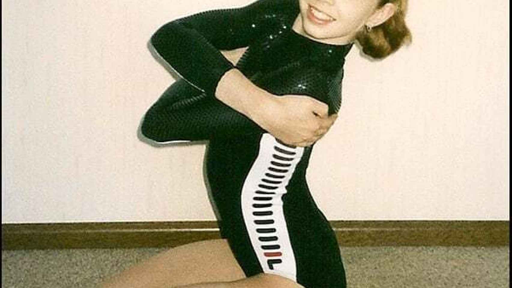 La gimnasta Verona Van de Leur en 1999
