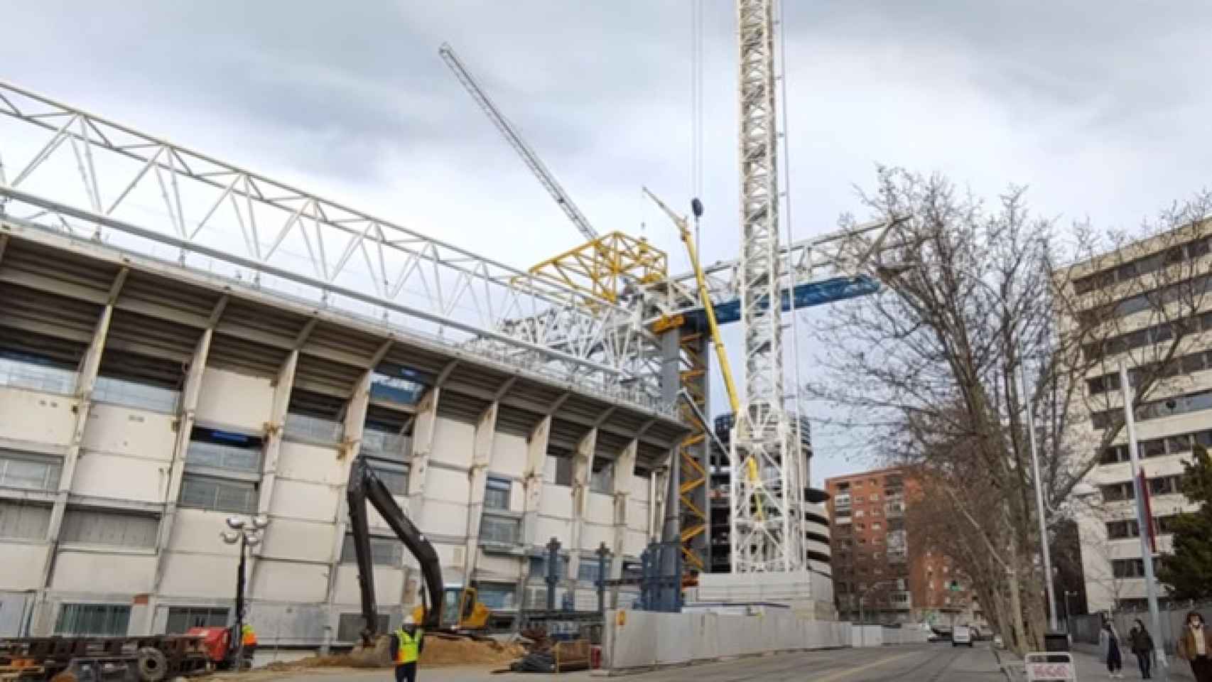Revolución en las obras del Nuevo Santiago Bernabéu tras su última jornada