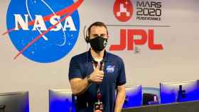 Fernando Abilleira en el Jet Propulsion Laboratory de la NASA (foto de su página personal en Facebook)