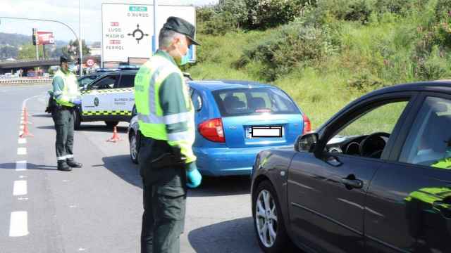 Control de la Guardia Civil.