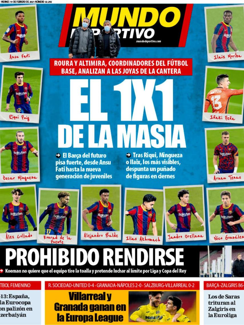 Portada Mundo Deportivo