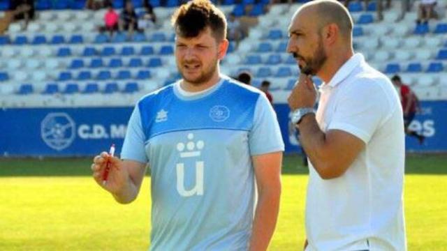 Javi Meléndez en su etapa en el Móstoles URJC