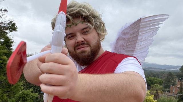 Ibai Llanos ataviado de Cupido por San Valentín.