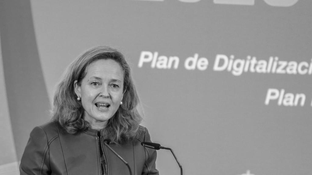 La vicepresidenta tercera del Gobierno y Ministra de Asuntos Económicos y Transformación Digital, Nadia Calviño.