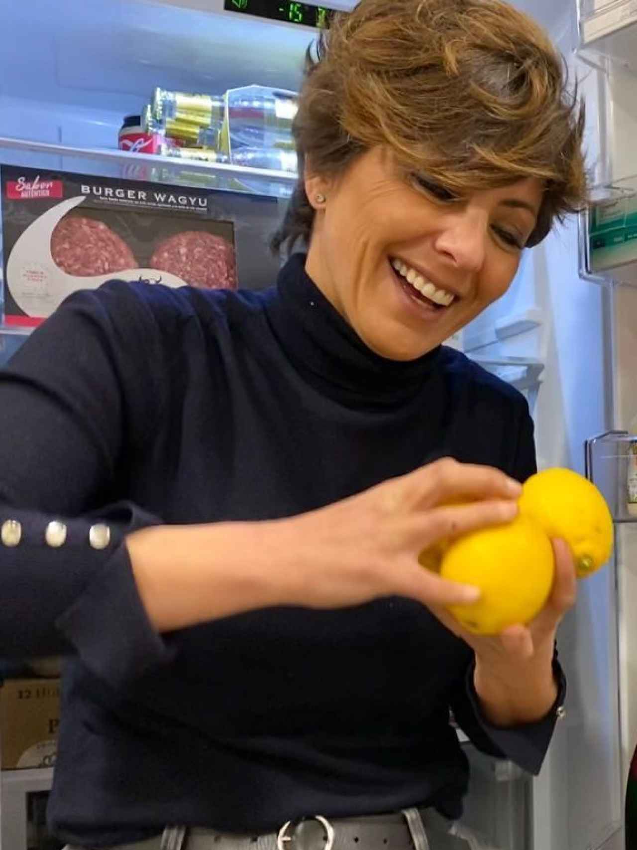 La presentadora Sonsoles Ónega explica que siempre desayuna con limones.