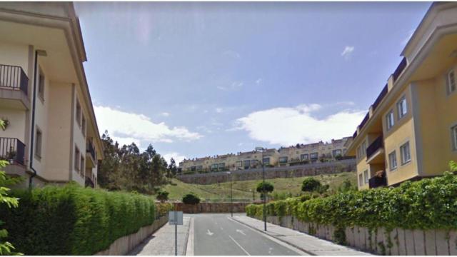 Calle Maastrich en La Zapateira (A Coruña).