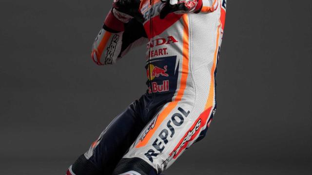 Marc Márquez, con el mono del equipo HRC