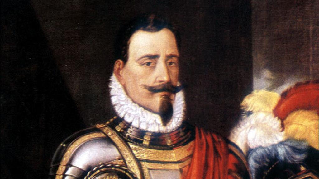 Retrato de Pedro de Valdivia.