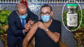 Mohamed VI se pone la vacuna china contra la Covid-19.