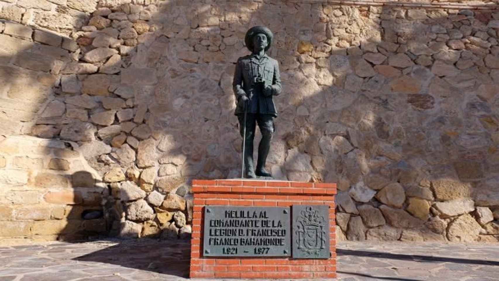 Estatua de Francisco Franco en Melilla. Efe