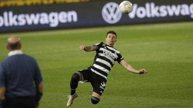 Rubén Castro, durante un partido con el Cartagena