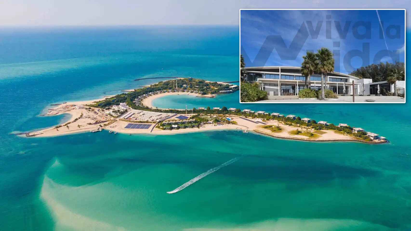 La isla de Nurai, en el Golfo Pérsico, alberga la nueva mansión donde reside el rey Juan Carlos.