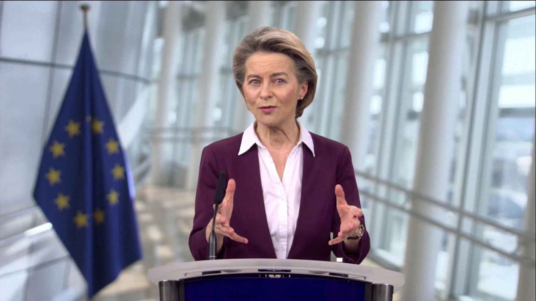 La presidenta de la Comisión Europea, Ursula Von der Leyen, en DLD All Stars.