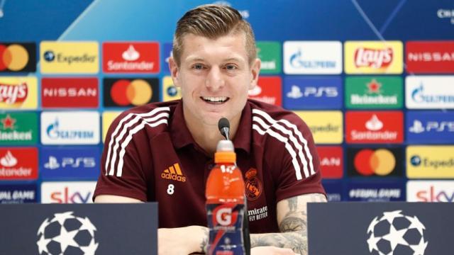 Toni Kroos, en rueda de prensa previa al encuentro frente al Atalanta