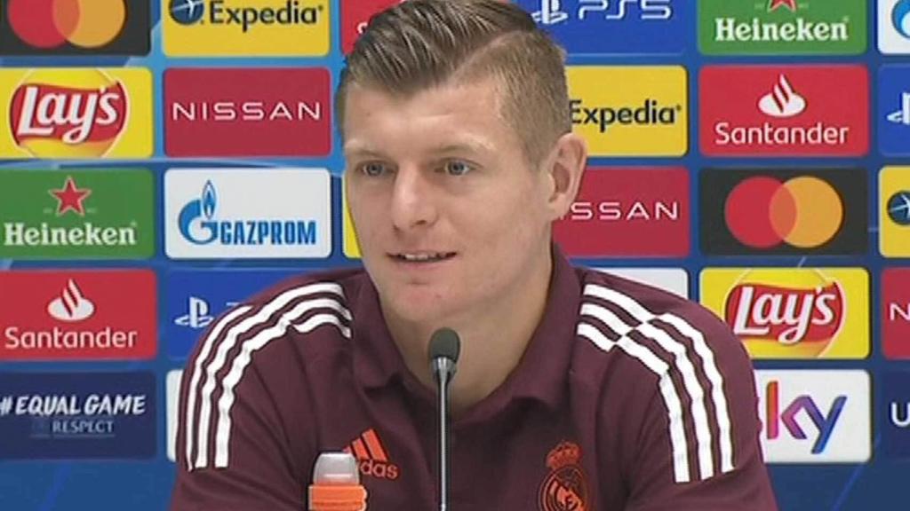 Toni Kroos, en rueda de prensa previa al encuentro frente al Atalanta