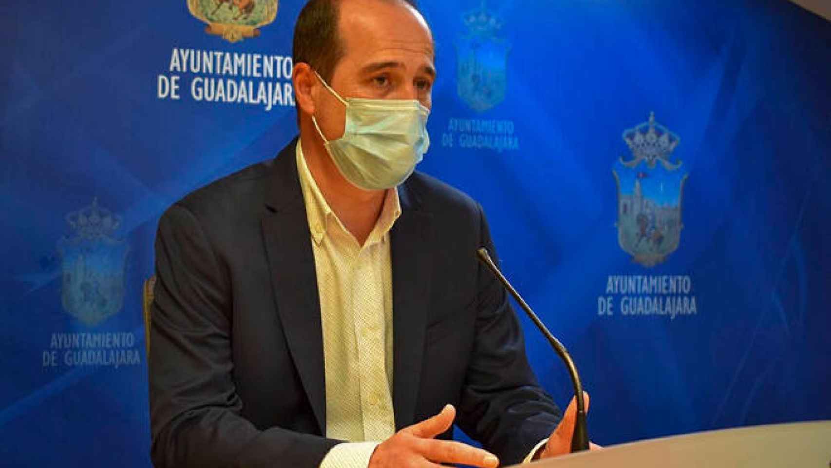 Alberto Rojo, alcalde de Guadalajara, en una imagen de este martes