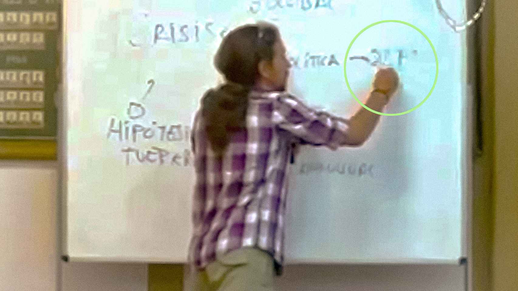 Pablo Iglesias, en 2012 en una charla universitaria.