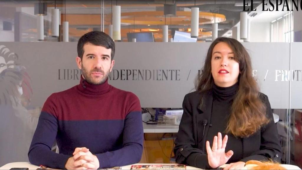 Raúl Rodríguez y Cristina Rodrigo en el kiosco rosa en vídeo.